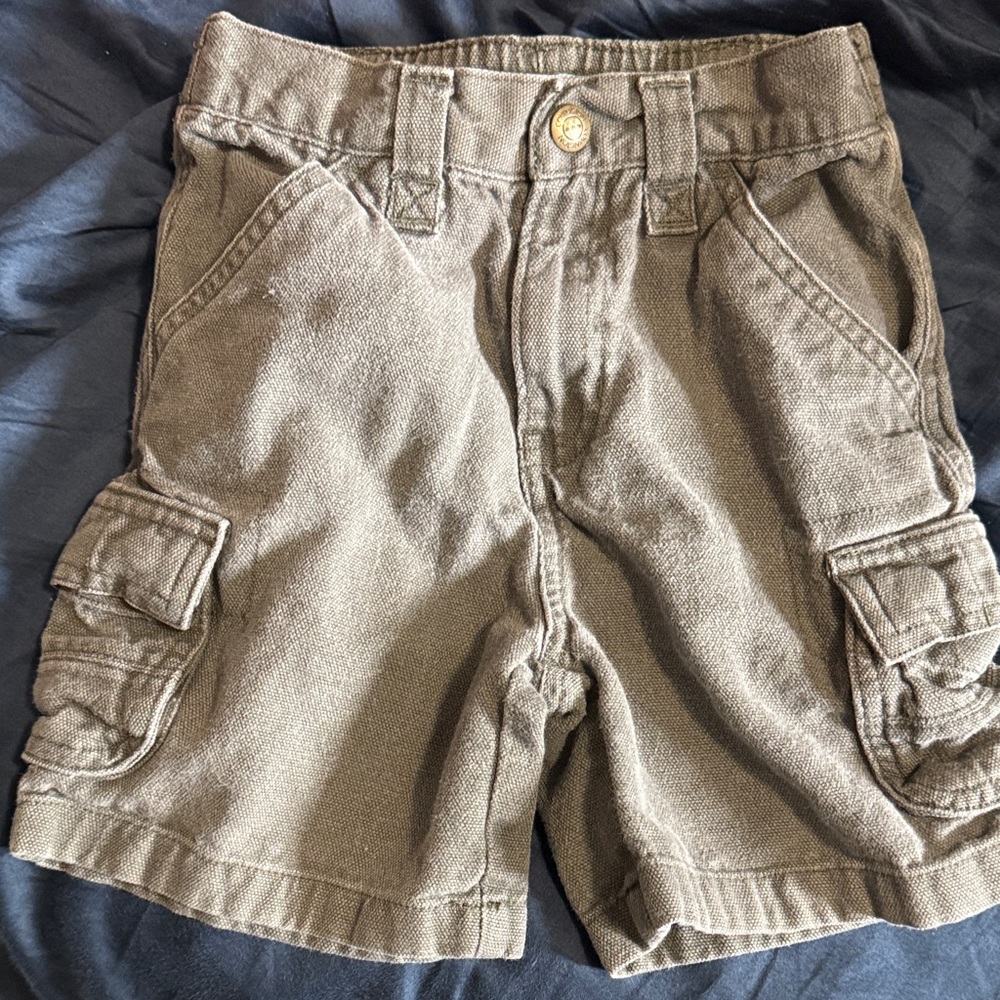 Toddler 2t Cargo Shorts in grey– Casual Utility Shorts